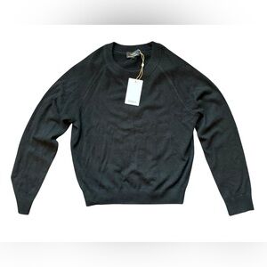 Quince Women’s Black Crewneck Sweater size medium - NWT